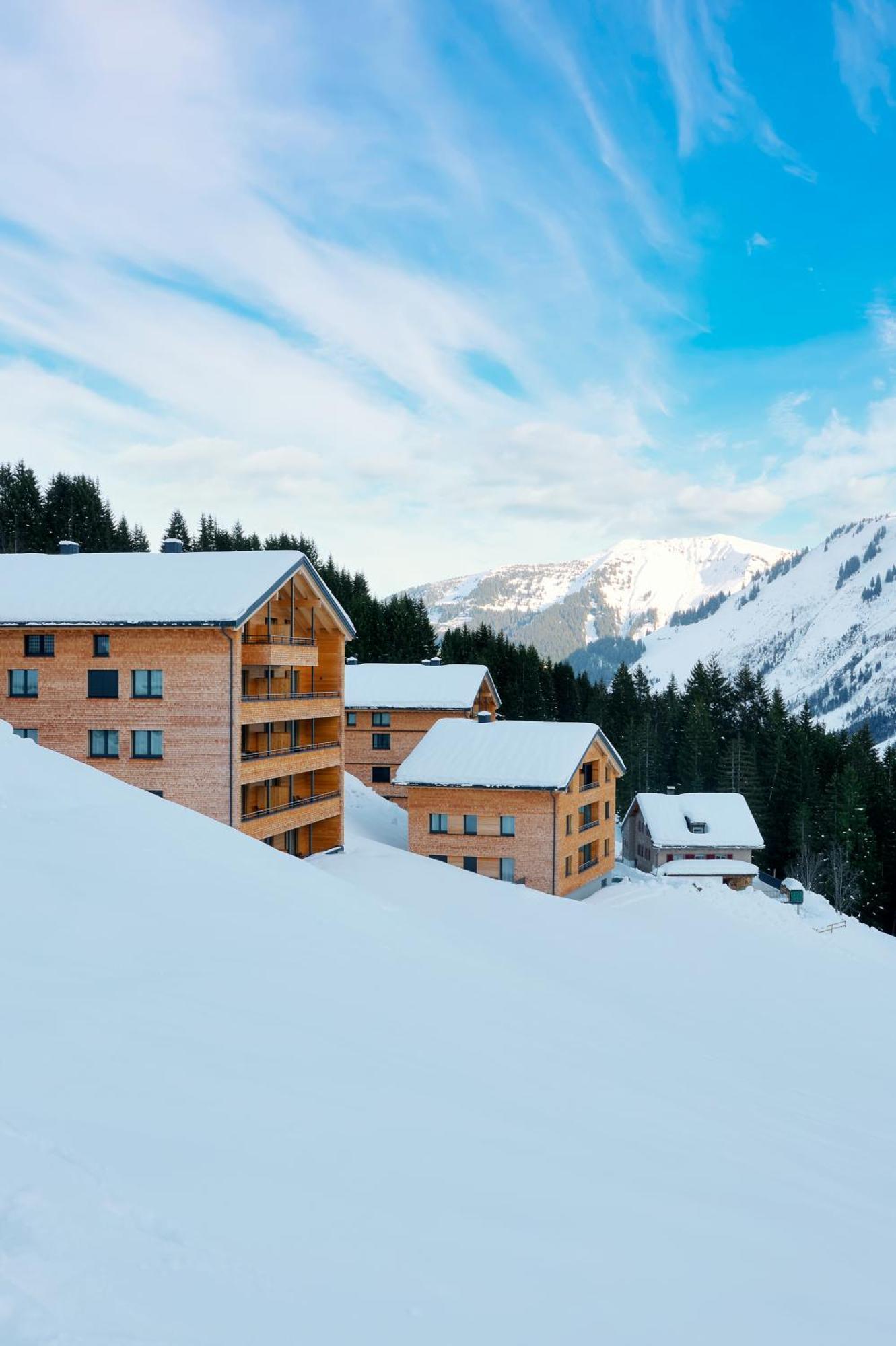 Apartament Alpenstolz Damuels Haus 1 - Stilvoll Urlauben In Den Bergen Zewnętrze zdjęcie