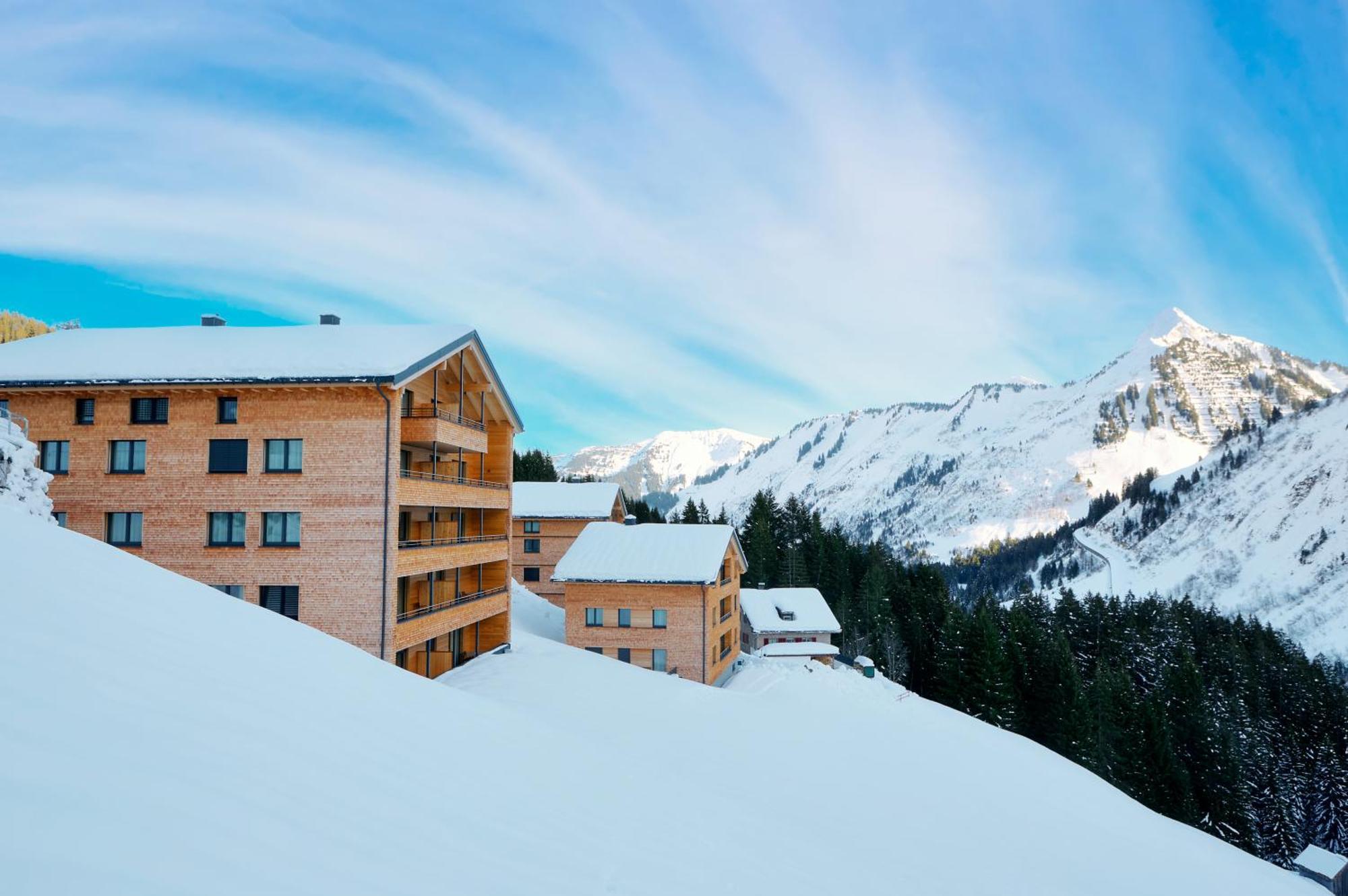 Apartament Alpenstolz Damuels Haus 1 - Stilvoll Urlauben In Den Bergen Zewnętrze zdjęcie